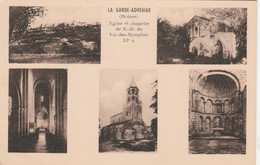 CPA 26 LA GARDE- ADHEMAR MULTIVUES EGLISE CHAPELLE VAL NYMPHES - Unclassified