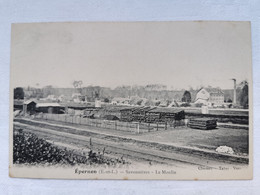 EPERNON 28 Eure Et Loire SAVONNIERES - LE MOULIN Carte Postale Ancienne CPA Animee - Epernon