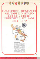 V.D.0238 - BANDIERE E STENDARDI, MILITARI E DI STATO, DEGLI ESERCITI PREUNITARI ITALIANI 1814-1870 - Banderas