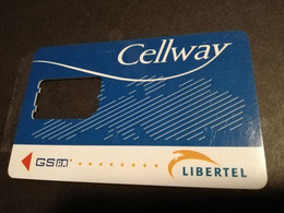 NETHERLANDS GSM SIM  CARD /  CELLWAY NO CHIP  CARRIER   OLDER CARD    ** 4729** - Cartes GSM, Prépayées Et Recharges