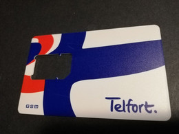 NETHERLANDS GSM SIM  CARD / TELFORT  NO CHIP  CARRIER   OLDER CARD    ** 4731** - Cartes GSM, Prépayées Et Recharges