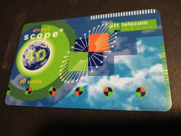 NETHERLANDS DIRECT SCOPE 40 UNITS PTT TELECOM  PREPAID   OLDER CARD    ** 4737** - Cartes GSM, Prépayées Et Recharges