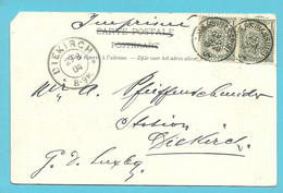 53 Op Kaart StempelANVERS (BASSINS), Met Firmaperforatie (perfin) " R.& O. " - 1863-09