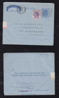 China Hong Kong 1955 Aerogramme Uprated Stationery Air Letter To WIESBADEN Germany - Lettres & Documents