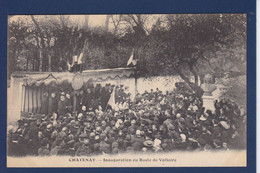 CPA [92] Hauts De Seine > Chatenay Inauguration Du Buste De Voltaire Non Circulé - Chatenay Malabry