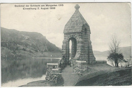 Morgarten-Denkmal Gebraucht 1908 Nach USA - Sonstige & Ohne Zuordnung