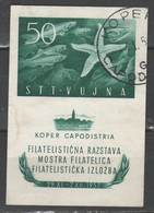 Trieste B - STT Vujna 1952 - Mostra Filatelica Bf          (g7277) - Used