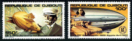 Djibouti 1980 LZ-127 Graf Zeppelin, LZ- 3 ZI Luftschiff, Dirigeable, Dirigibile, Airship - Altri (Aria)