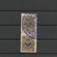 Poland 1929 - A Pair Of Stamps, Revenue, Used - Fiscale Zegels