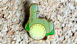 Pin's PETANQUE Jeu Provençal - Pétanque Volvicoise VOLVIC 63  - Verni époxy - Fabricant 73682378 - Pétanque