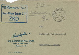 VEB Chemidropha Werk Karl Marx Stadt 1961 Af > Kaliwerk Friedenshall Bernburg - Pharmacy