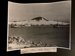 Chili - Bateaux Patrouilleurs LAUTARO & LIENTUR Dans Port Covadonga - Photo Ancienne - Navire Guerre - Antarctique Chile - Cile