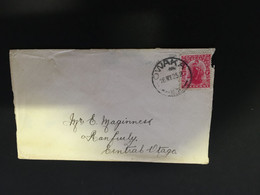 (HH 11) VERY OLD - New Zealand Letter Posted To Tasmania - 1903 - Cartas & Documentos