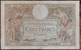 Billet 100 Francs LUC OLIVIER MERSON 13 = 2 = 1936 FRANCE  V.50499 - 100 F 1908-1939 ''Luc Olivier Merson''