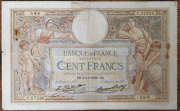 Billet 100 Francs LUC OLIVIER MERSON 3 = 11 = 1932 FRANCE  C.37526 - 100 F 1908-1939 ''Luc Olivier Merson''