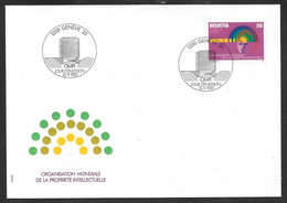 Switzerland / United Nations Geneva - 1985 OMPI Intellectual Property FDC - Briefe U. Dokumente