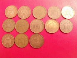 Grande-Bretagne. Royaume-uni. Lot De 13 Pièces De  1 Penny - 1 Penny & 1 New Penny