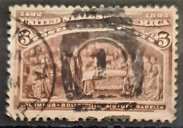 USA 1893 - Canceled - Sc# 234 - Columbus Issue 5c - Oblitérés