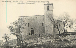CPA FRANCE 83 " Comps Sur Artuby, Ancienne église Des Templiers " / TEMPLIERS - Comps-sur-Artuby