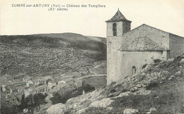 CPA FRANCE 83 " Comps Sur Artuby, Château Des Templiers" / TEMPLIERS - Comps-sur-Artuby