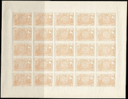 BELGIQUE Essai : TR 14** - 2Fr - Ocre / Oker - 15-02-1894 - Proeven & Herdruk