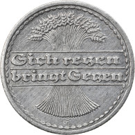 Monnaie, Allemagne, République De Weimar, 50 Pfennig, 1922, Muldenhütten, TTB - 50 Rentenpfennig & 50 Reichspfennig