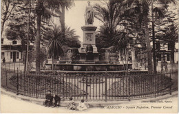 CPA Ajaccio Square Napoleon ,Premier Consul CORSICA (1077553) - Ajaccio