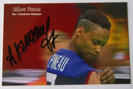 Allison PINEAU - Signé De - Dédicace - Hand Signed - Autographe Authentique - Handball