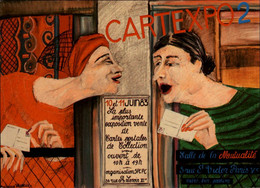 SALONS DE COLLECTIONS - Salon De Cartes Postales - Paris - Cartexpo - Dessin De Vasseur - 1983 - Bourses & Salons De Collections