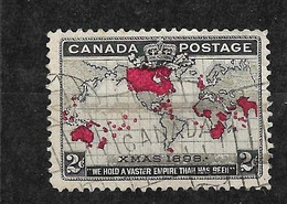 Canada     N°  73 Variété Sans Le Bleu     Oblitéré B/TB    Voir Scans       - Usados