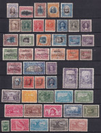 COSTA RICA - 1883/1938 - COLLECTION Sur 3 PAGES Avec POSTE AERIENNE + SERVICE + TAXE ! - Costa Rica