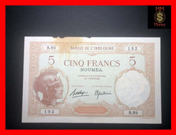 NEW CALEDONIA  NOUMEA  5 Francs 1926   P. 36  Stain - Missing Border  But Crisp  AU - Nouméa (Nieuw-Caledonië 1873-1985)