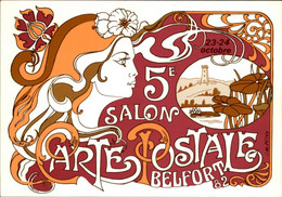 SALONS DE COLLECTIONS - Salon De Cartes Postales - 90 BELFORT - 1982 - Dessin De Petey - Bourses & Salons De Collections