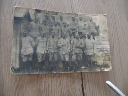 Carte Photo Militaire Militaira Guerre 14/18 15 ème Régiments De Chasseurs Alpins Cachet Au Dos - War 1914-18