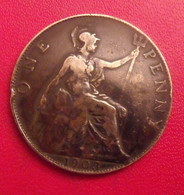 Grande-Bretagne.  1 One Penny 1903. Edouard VII. Edward - Otros & Sin Clasificación