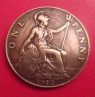 Grande-Bretagne. 1 One Penny 1912. Georges V - Otros & Sin Clasificación