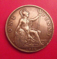 Grande-Bretagne. 1 One Penny 1916. Georges V - Sonstige & Ohne Zuordnung