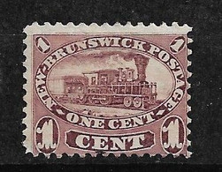 Nouveau Brunswick    N° 4   Locomotive  à Bois   Neuf   *    B/TB       Voir Scans   - Unused Stamps