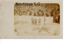 CP Photo Homme Militaire Groupe Guerre Regiment Unifomre 1917 Tintin Ronchetto 14x9 Cm - Fotografia