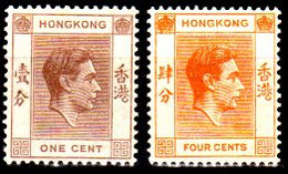 HONG-KONG-132 - Valori Di Giorgio VI Del 1938-48 (+) LH - Qualità A  Vostro Giudizio. - Neufs