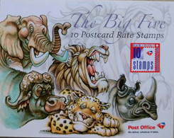 SOUTH AFRICA, 2008, Booklet 71, Big Five, Cartoons - Unused Stamps