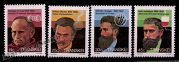 Transkei 1982 Yvert 159-62, Famous People, Medicine (III) - MNH - Transkei