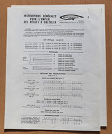 Notice Mode D'emploi Instructions Règle à Calculer GRAPHOPLEX Modèles N° 620, 612, 615, 6250 - Other Apparatus