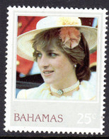 BAHAMAS - 1982 PRINCESS DIANA 21st BIRTHDAY 25c STAMP FINE MNH ** SG 623 - Bahamas (1973-...)