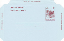 B01-309 P147-019I - Entier Postal - Aérogramme N°19 I (FN) Belgica 1982 - 17 F - Représentation Du Cob 2074 - Estafette - Aérogrammes