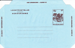 B01-309 P147-019II Entier Postal Aérogramme N°19 II (NF) Belgica 1982 - 17 F Représentation 2074 Estafette Impéri - Aerogramas