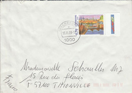 LUXEMBOURG SEUL SUR LETTRE POUR LA FRANCE 2009 - Covers & Documents