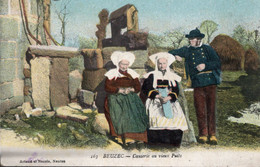 Beuzec Causerie Au Vieux Puits  Costume Folklorique - Beuzec-Cap-Sizun