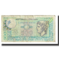 Billet, Italie, 500 Lire, KM:94, B+ - 500 Liras