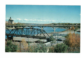 SASKATOON, Saskatchewan, Canada, The City Of Bridges, Old Chrome  Postcard - Saskatoon